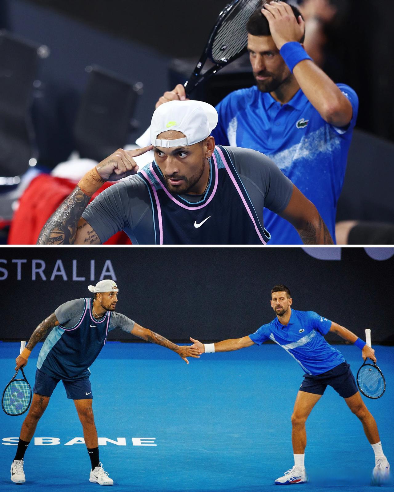 包含欧洲网球队轻取日本网球队，克耶高斯爆发神勇的词条